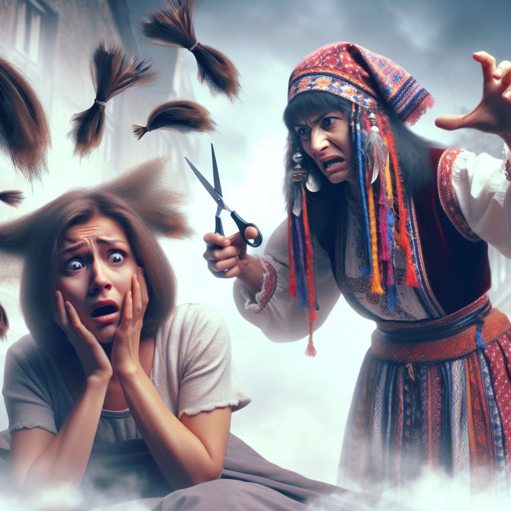 Сънувах циганка да ме напада и да ми постриже косата