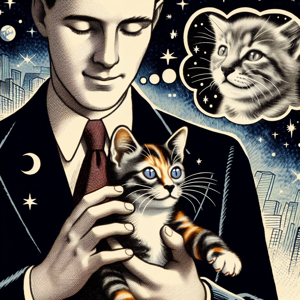 Сънувах котка ми, която закачах. Тя е шарена и се опитваше да ме одраска
