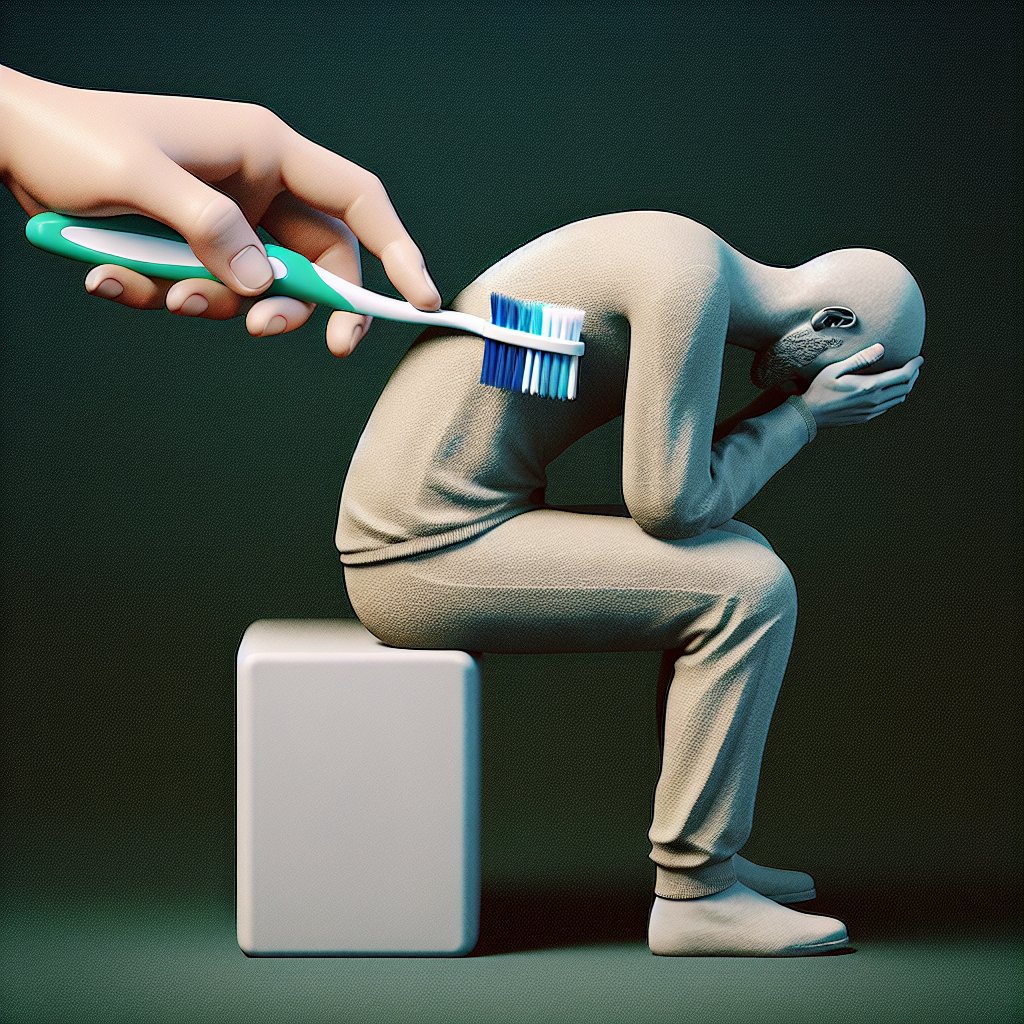 Rascarse la espalda con el cepillo de dientes de tu pareja 